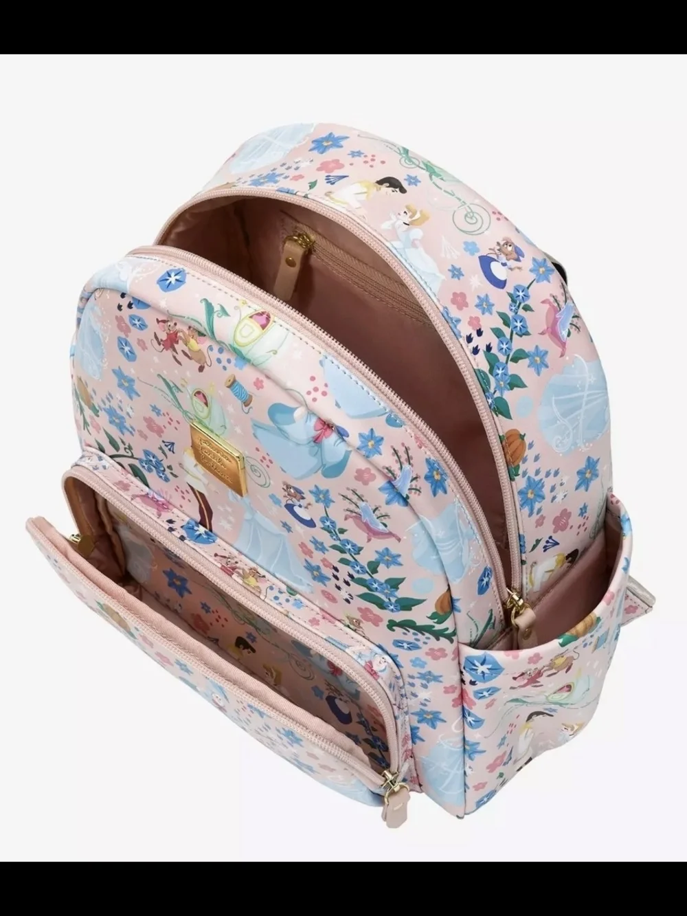 Petunia Pickle Bottom Pink Floral Princess Mini Backpack